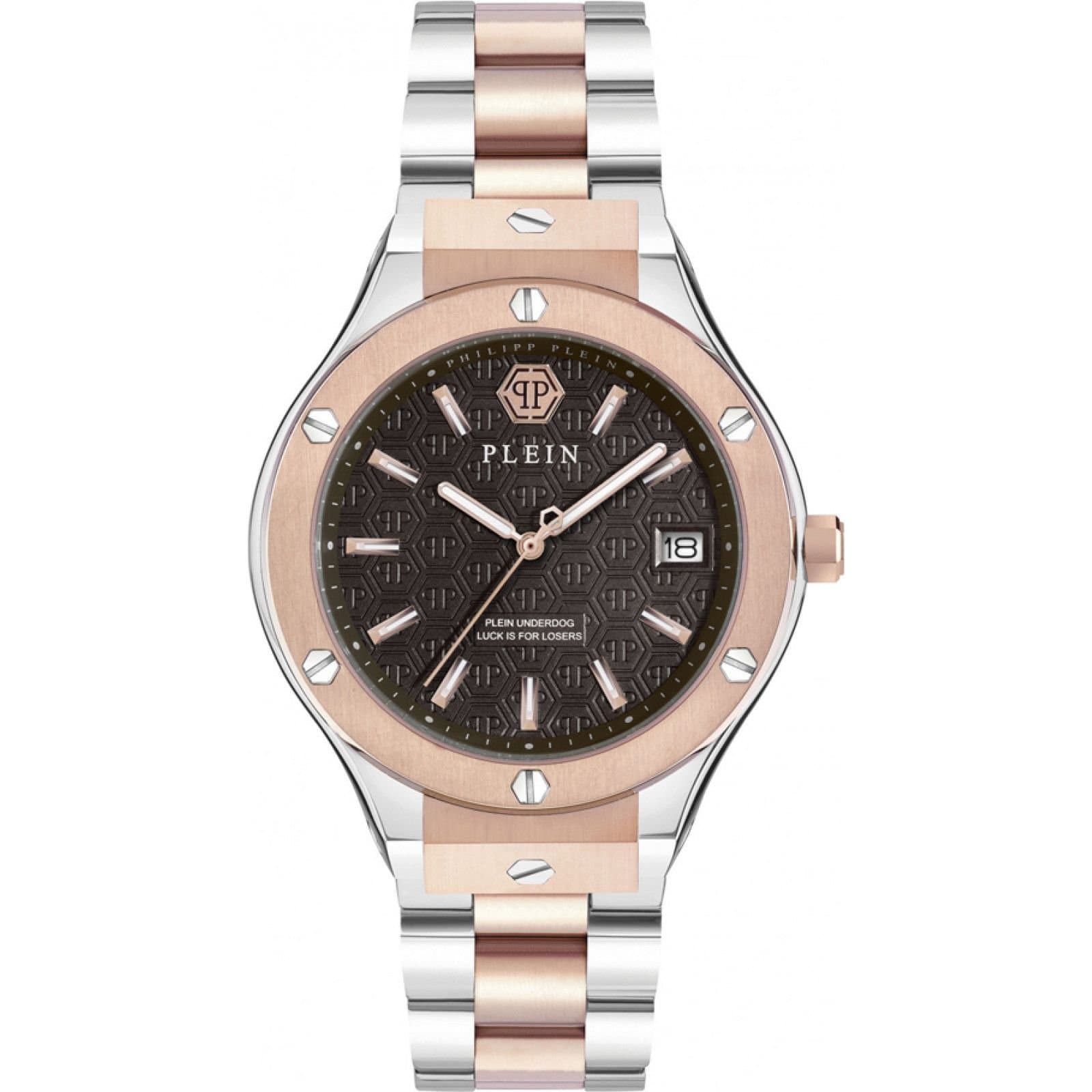 Philipp Plein Philipp Plein Men's PWUFA0725 44mm Quartz Watch in Rose Gold