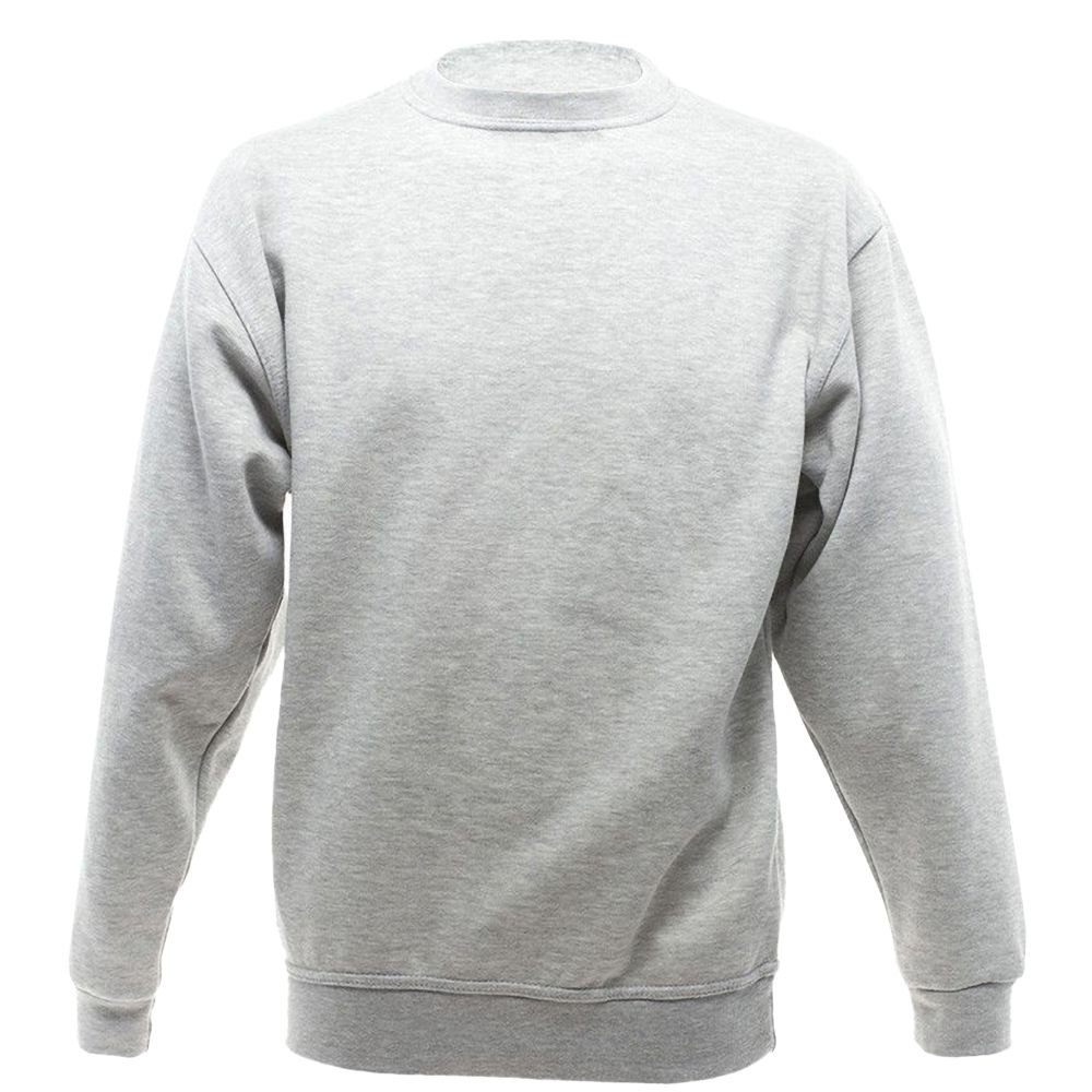 Ultimate Clothing Collection Ultimate Clothing Collection Men's UCC 50 50 Heavyweight Plain Set-In Sweatshirt Top in Grey - 3