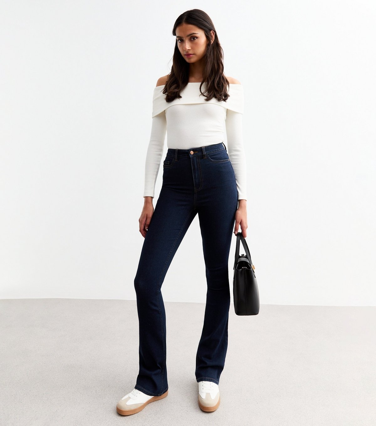 New Look Women's Tall Navy Waist Enhance Quinn Bootcut Jeans New Look - 2