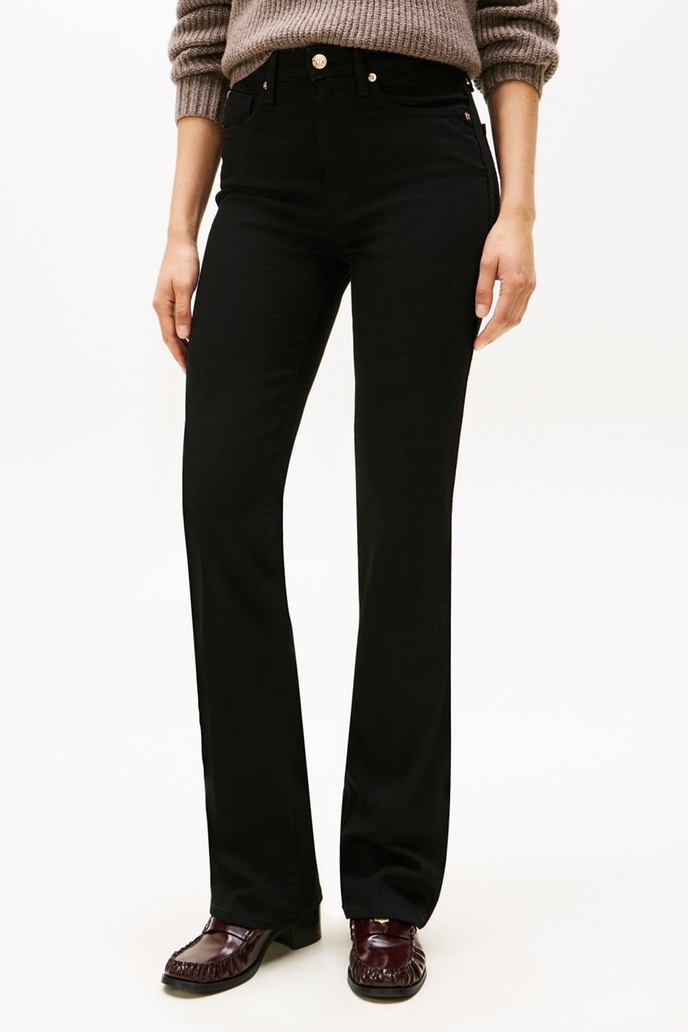 Tommy Hilfiger Tommy Hilfiger Women's Denim Bootcut jean in Black - 1