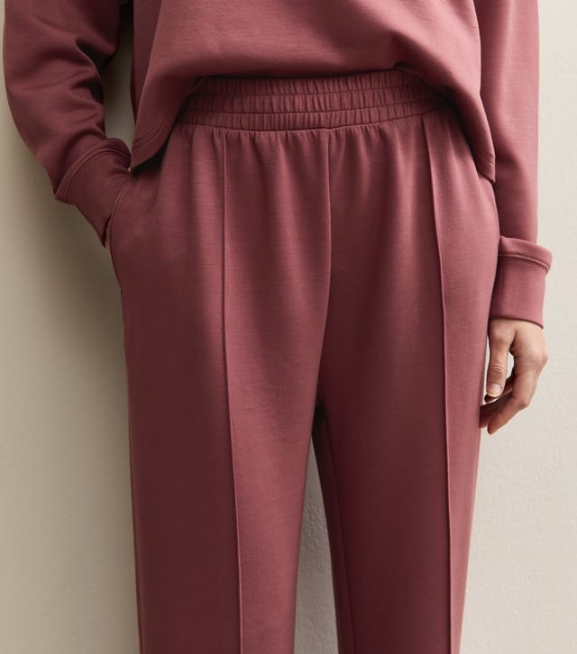 New Look Women's Premium Bright Pink Elasticated Waist Wide Leg Joggers New Look - 3