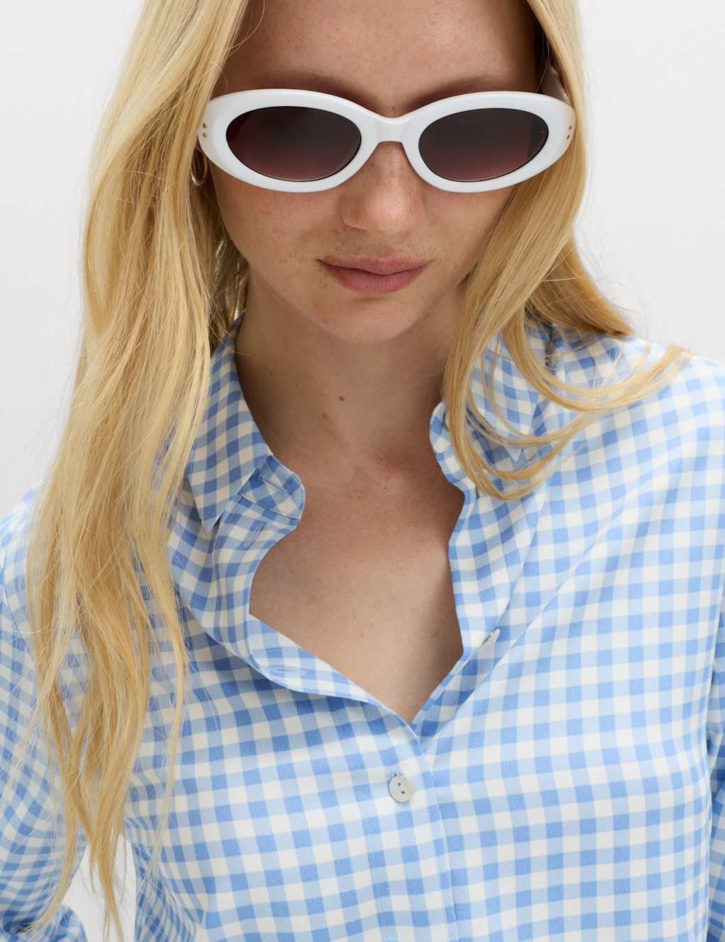 Marks & Spencer M&S Printed Collared Shirt Blue Mix - 3