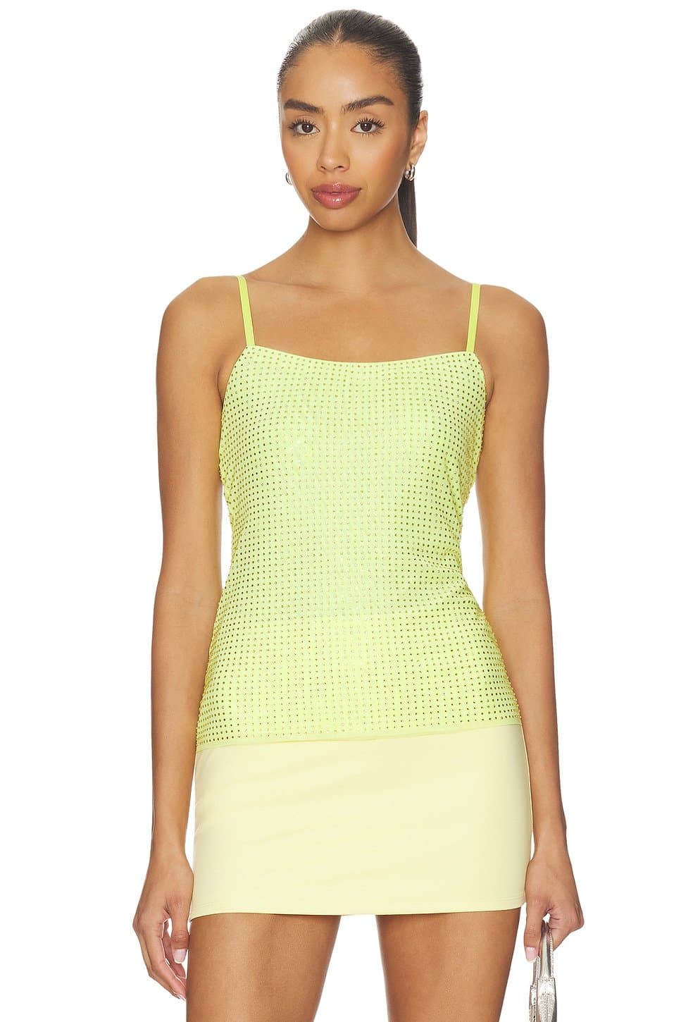 revolve Crystal Hotfix Cami Top