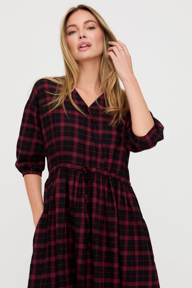 Turtledove London Turtledove London Women's Belle Red Dress - 3
