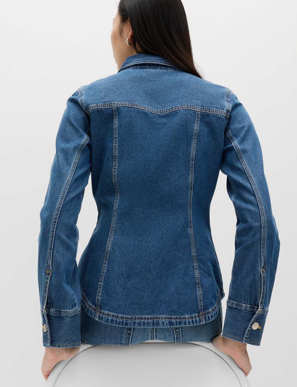 Marks & Spencer M&S Denim Shirt Blue Denim - 2
