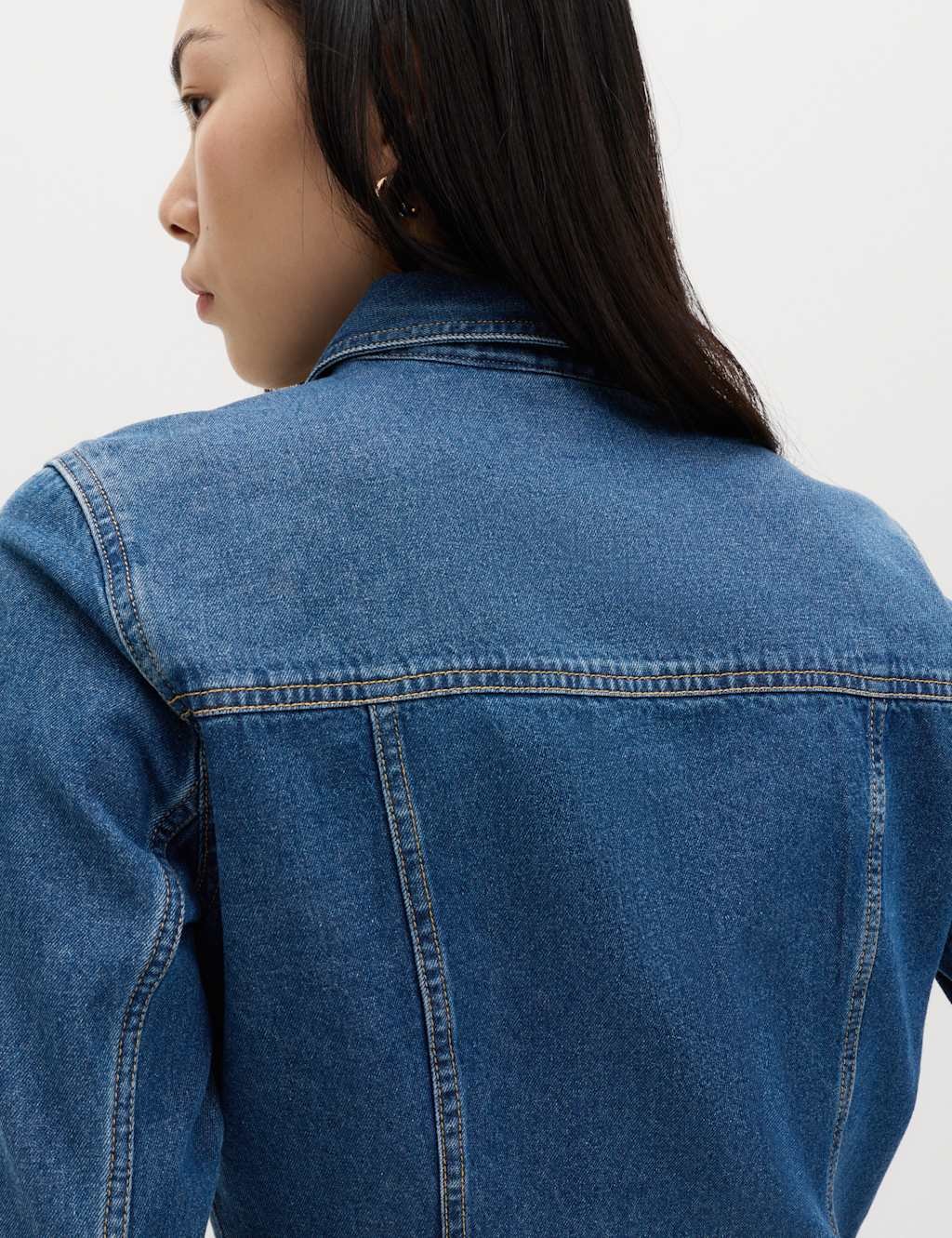 Marks & Spencer M&S Denim Shirt Blue Denim - 4