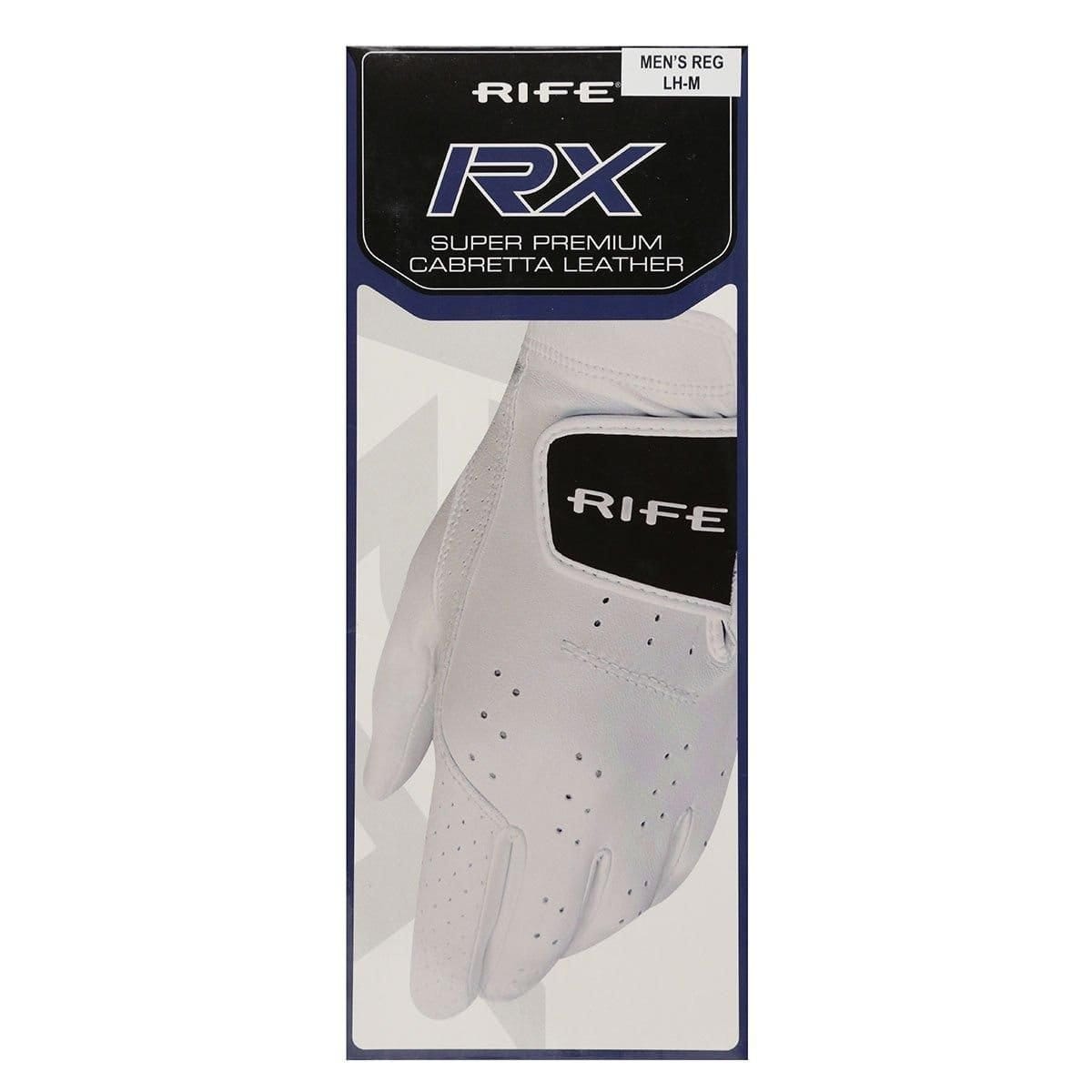 Rife Rife Men's RX Cabretta Glove in White - 4