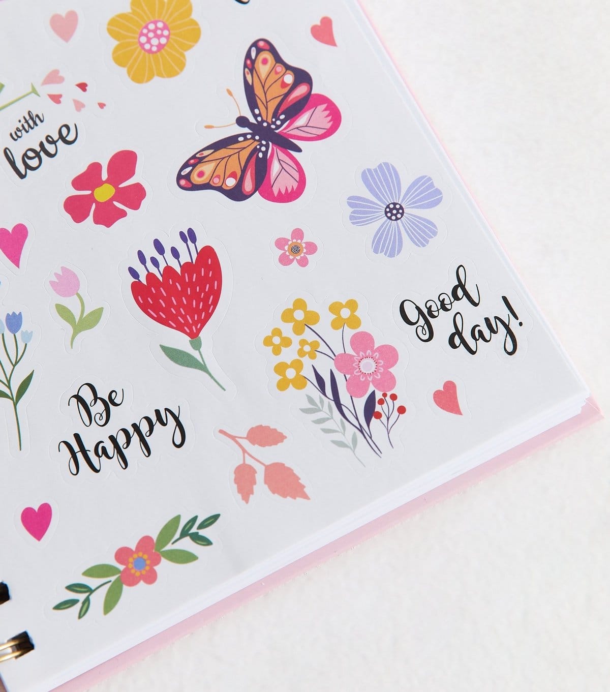 New Look Pink Bee-Lieve In Yourself Notebook with Ballpoint Pen New Look - 4