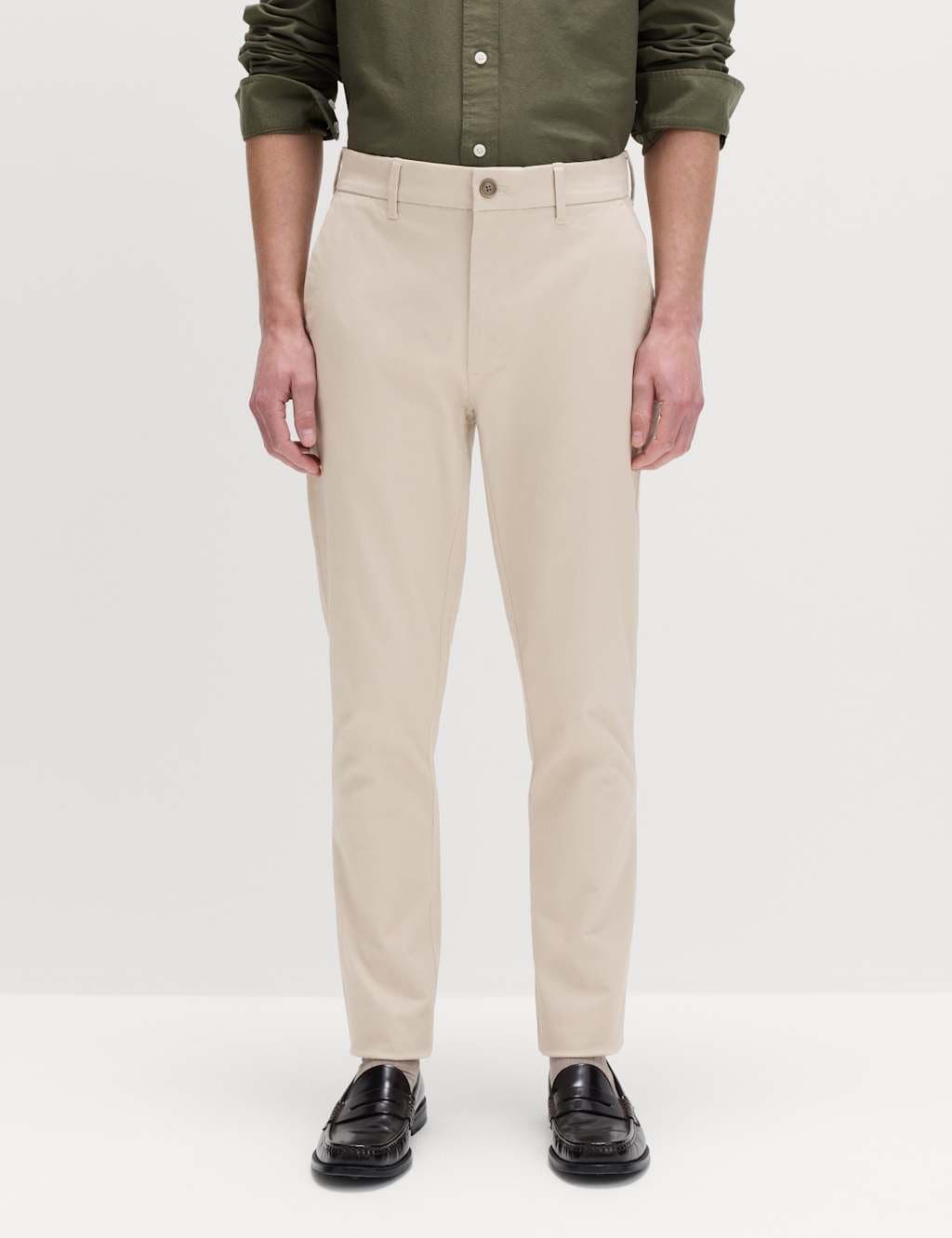 Marks & Spencer M&S Skinny Fit Stretch Chinos Light Buff