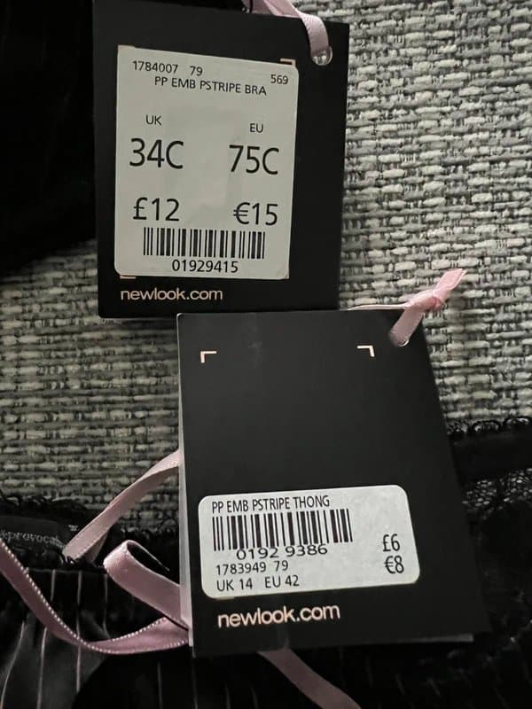 New Look Bra and briefs set