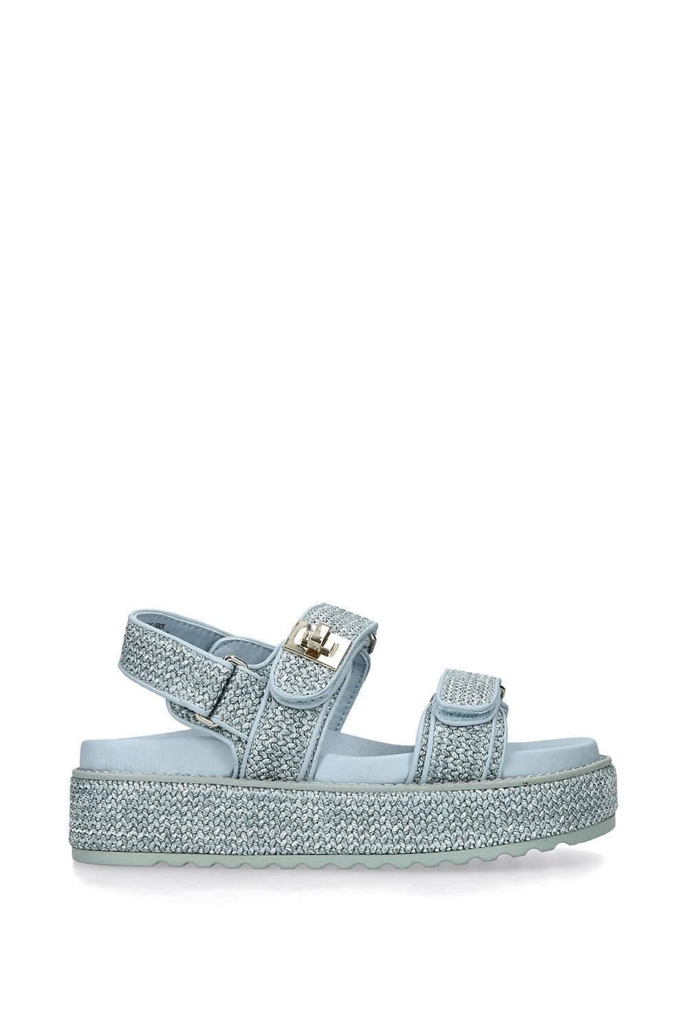 Steve Madden Steve Madden Blue Synthetic Sandals