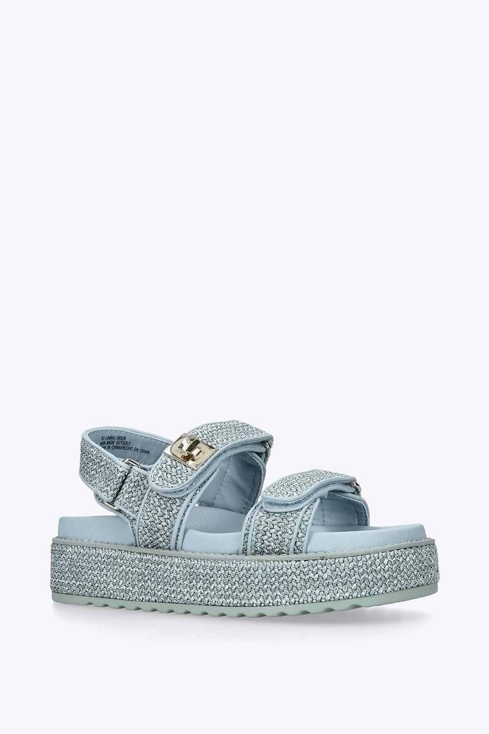 Steve Madden STEVE MADDEN Women's 'Bigmona Blue' Sandals in Blue - 4