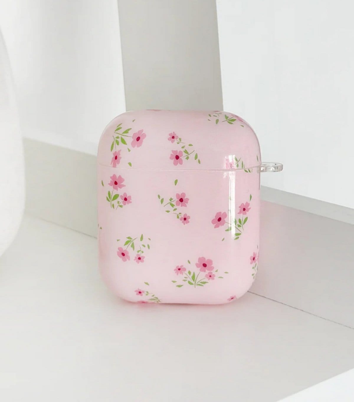 Coconut Lane Light Pink Ditsy Floral Airpods Case Coconut Lane New Look - 1