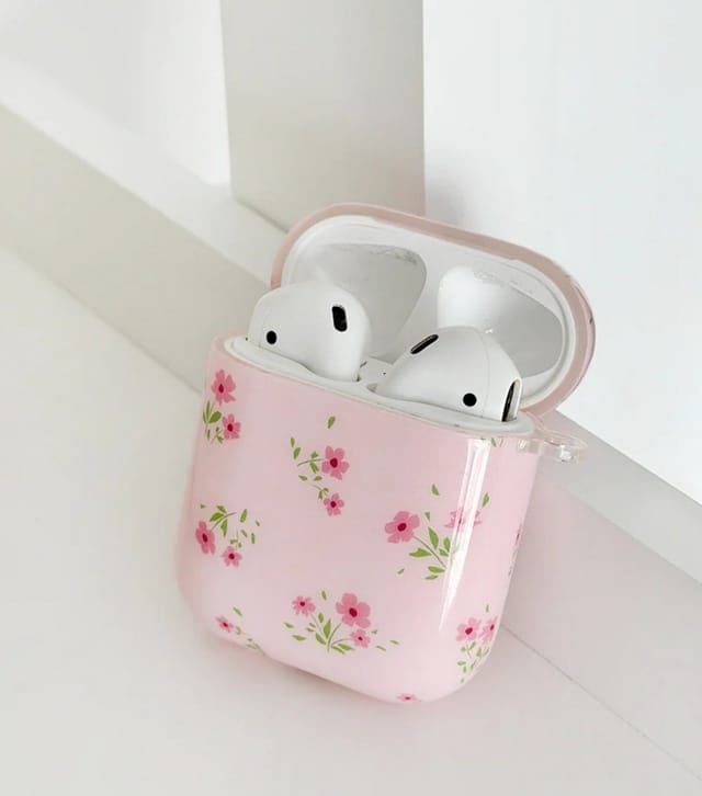 Coconut Lane Light Pink Ditsy Floral Airpods Case Coconut Lane New Look - 2