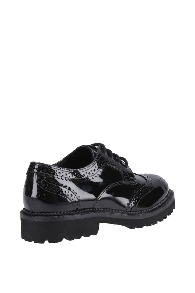 Hush Puppies Hush Puppies Women's Gabi Lace Up Patent Junior in Black - 2