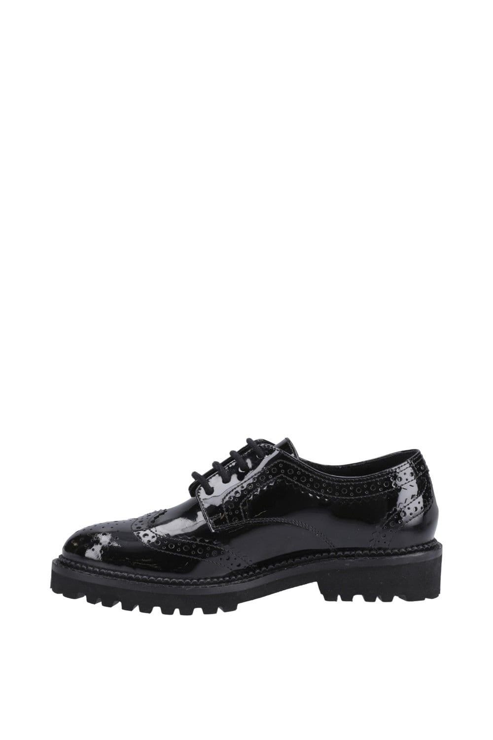 Hush Puppies Hush Puppies Women's Gabi Lace Up Patent Junior in Black - 4