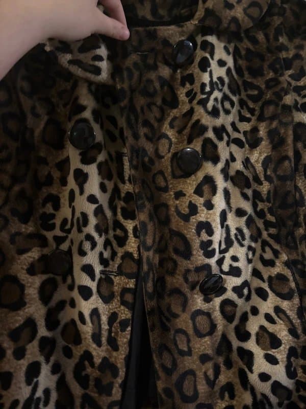 New Look Leopard print sleeves jacket