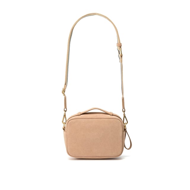 Clarks Clarks Women's Camera Cross Taupe Suede Shoulder Bag, Cross Body Bag in Beige - 2