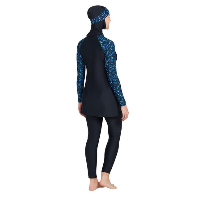 Zoggs Zoggs Women's Modesty Suit side print Women One Piece Swimsuit in Black - 2