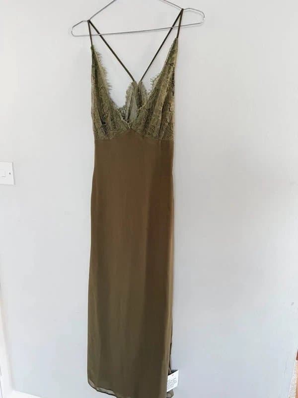 ASOS Design Asos Design lace cami midi dress / UK 16 / NWT