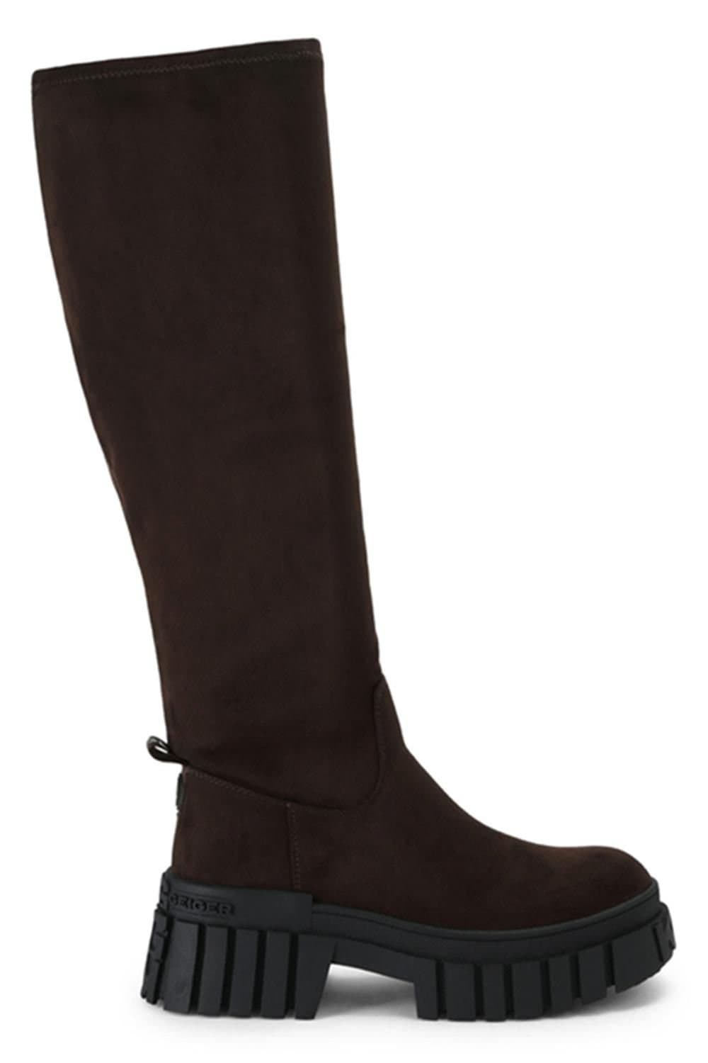 KG Kurt Geiger KG Kurt Geiger Women's 'Tegan Sock Knee2' Suedette Boots in Brown