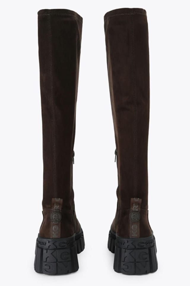 KG Kurt Geiger KG Kurt Geiger Women's 'Tegan Sock Knee2' Suedette Boots in Brown - 3