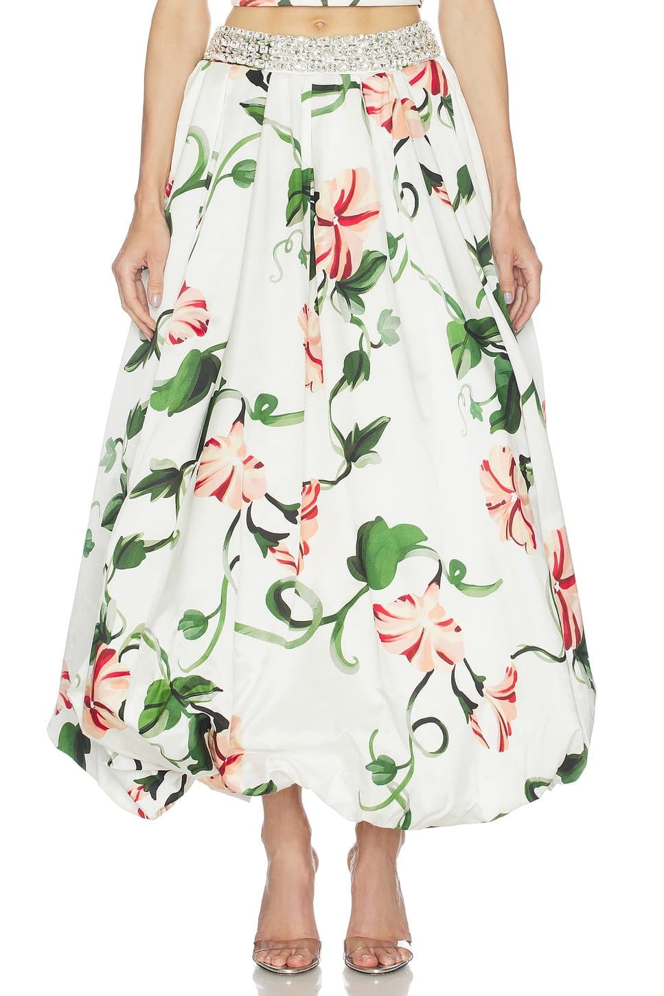 revolve Victoria Embellished Puff Maxi Skirt