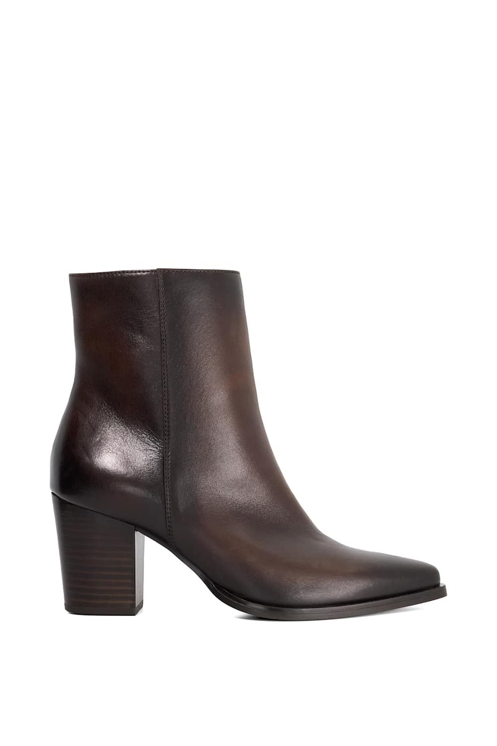 Dune London Dune London Women's 'Paxten' Leather Ankle Boots in Brown - 3