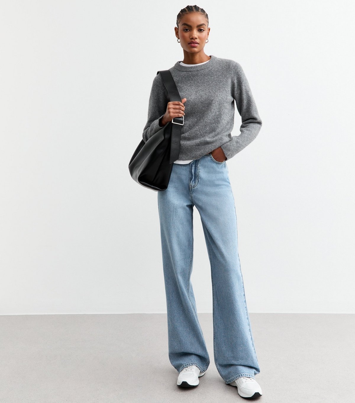 New Look Women's Tall Pale Blue Adalae Wide Leg Jeans New Look - 3