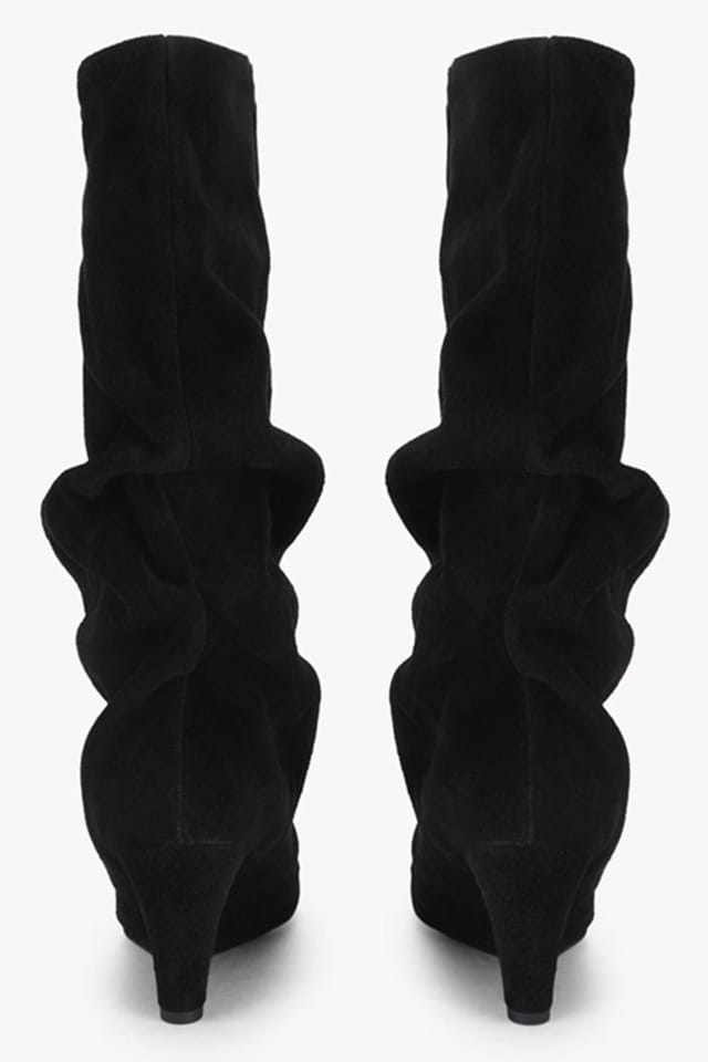 Steve Madden STEVE MADDEN Women's 'Rhys Black Suede' Suede Boots - 3