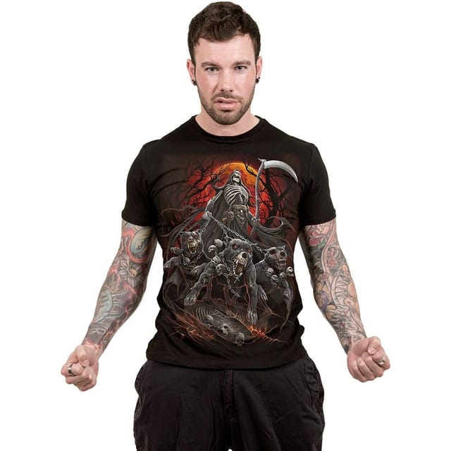 Spiral Spiral Men's HARBINGERS - T-Shirt Black - 3