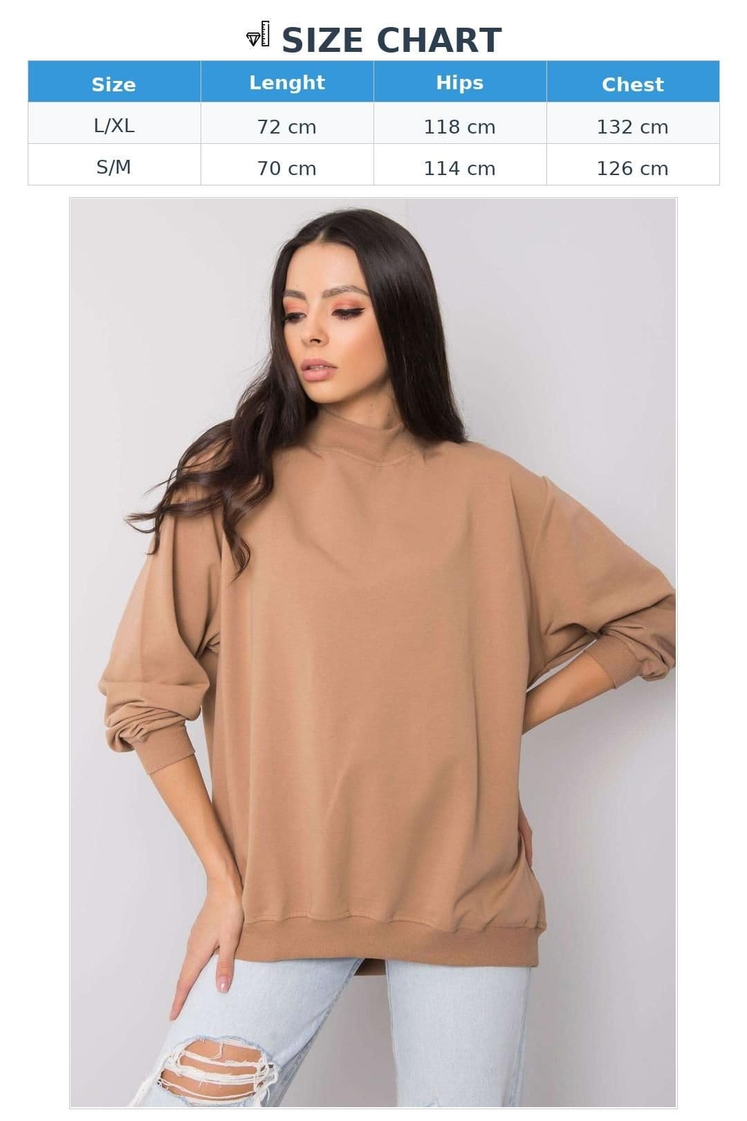 Love Lace Love Lace Women's Breathable Cotton Long Sleeve Stand Collar Top in Brown - 4