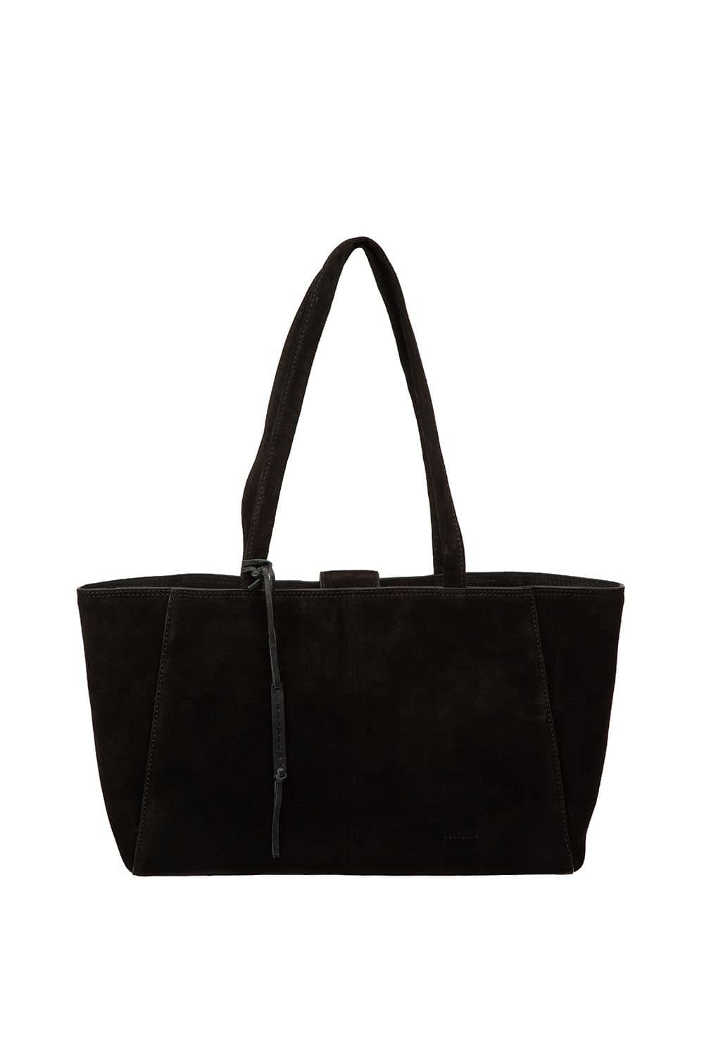 Cultured London Cultured London Women's 'Matilde' Suede Handbag in Black