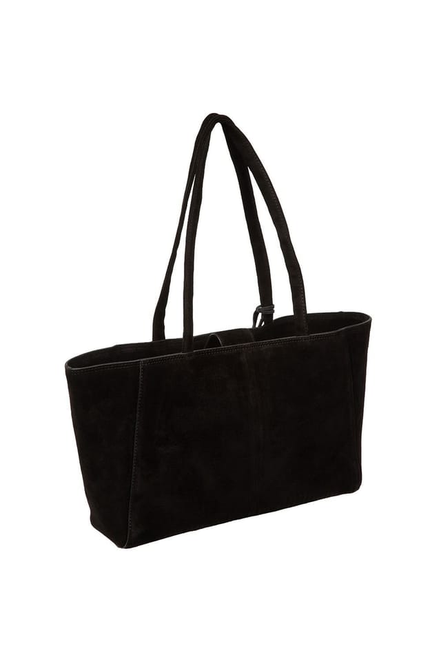 Cultured London Cultured London Women's 'Matilde' Suede Handbag in Black - 3