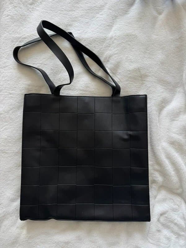ASOS Leather Quilt Tote Bag