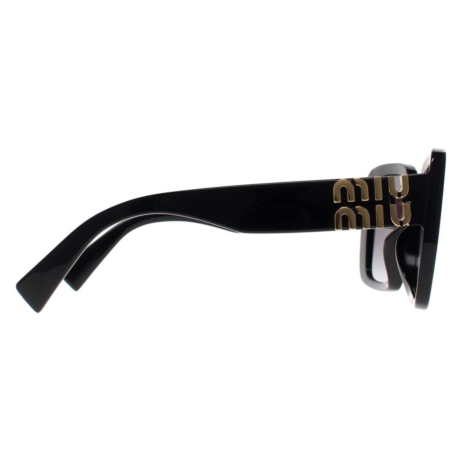 Miu Miu Miu Miu Women's Square Black Grey Gradient MU10YS - 4