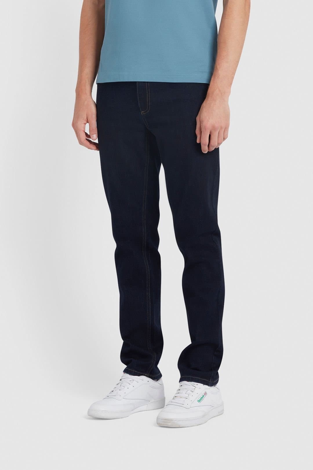 Farah Farah Men's Elm Straight Rinse Denim in Blue