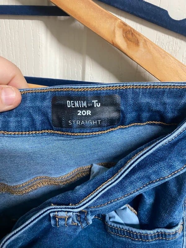 TU Woman Lady straight cut size 20 regular size jeans