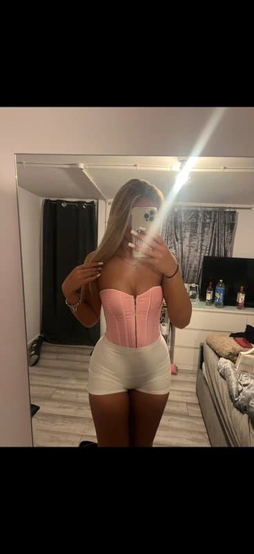 Shein Pink corset