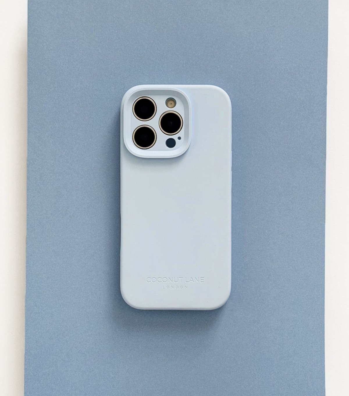 Coconut Lane Light Blue Butter Soft Silicone Phone Case Coconut Lane New Look