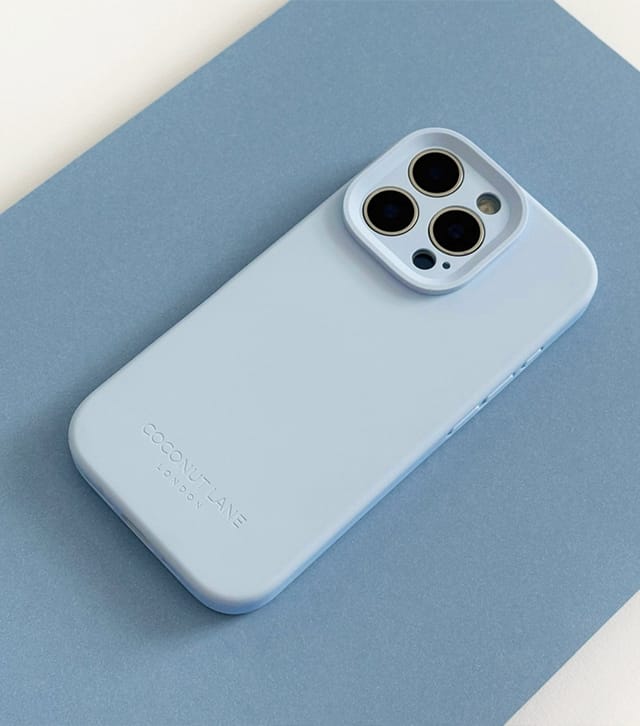 Coconut Lane Light Blue Butter Soft Silicone Phone Case Coconut Lane New Look - 2