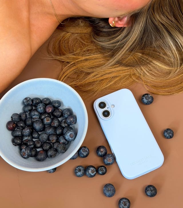 Coconut Lane Light Blue Butter Soft Silicone Phone Case Coconut Lane New Look - 3