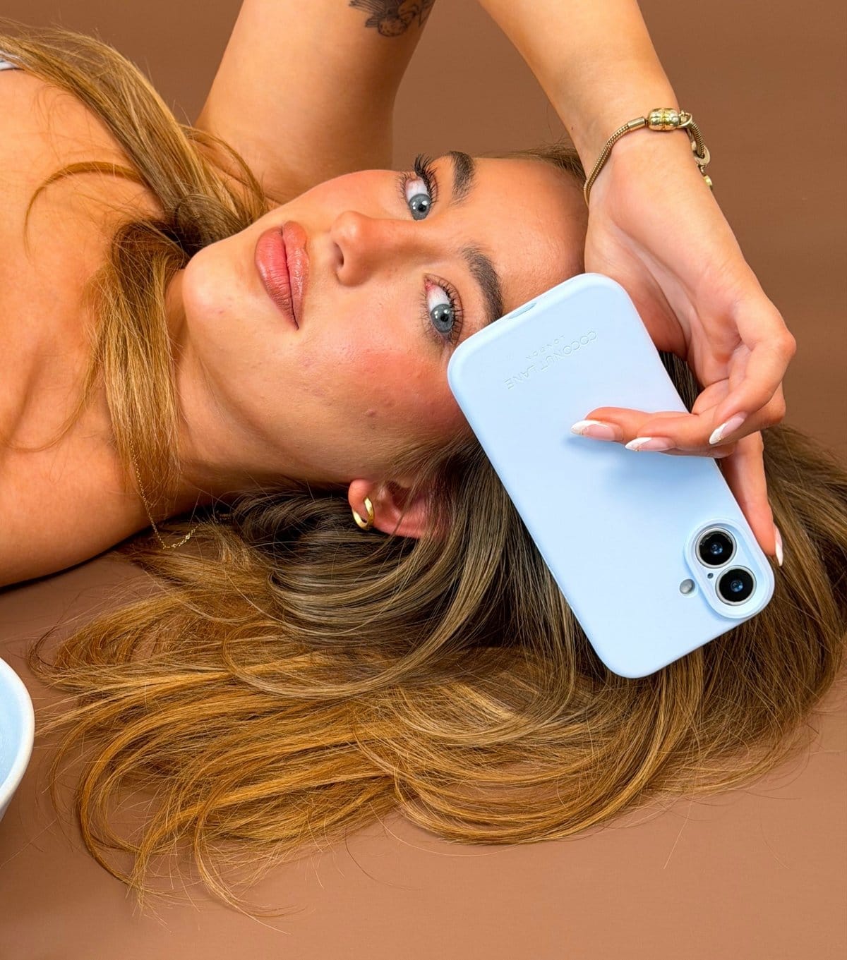 Coconut Lane Light Blue Butter Soft Silicone Phone Case Coconut Lane New Look - 4