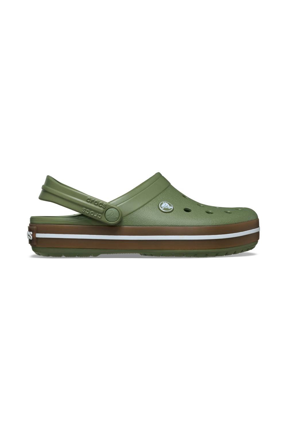 Crocs Crocs Women's Croc Band Gum Sole Cargo in Green - 2