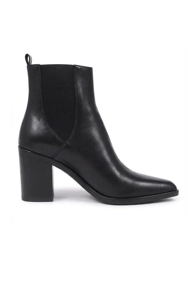 Jones Bootmaker Jones Bootmaker Women's Kalamata Heeled Ankle Boots in Black - 2