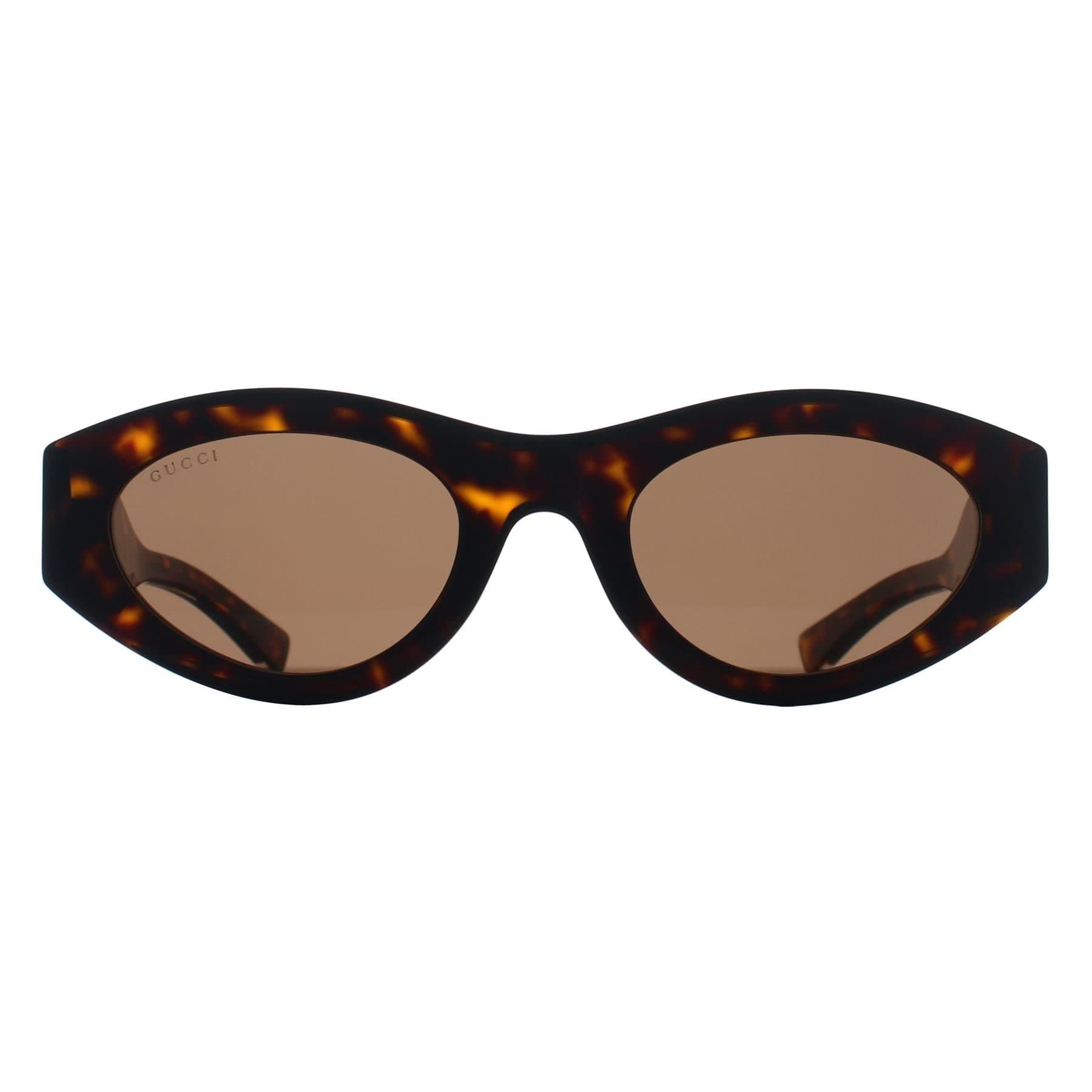 Gucci Gucci Women's Oval Havana Brown GG2065S