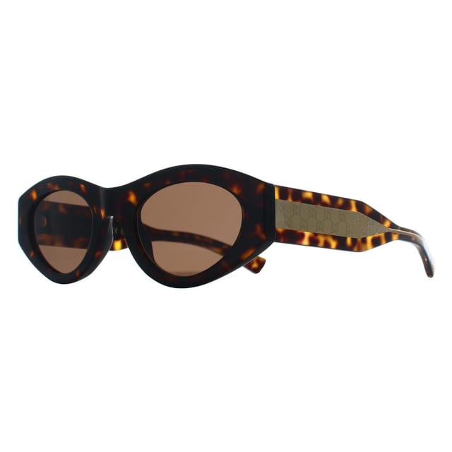 Gucci Gucci Women's Oval Havana Brown GG2065S - 2
