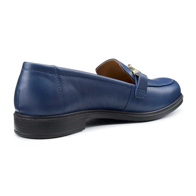 Hotter Hotter Women's Wide Fit 'Clovelly' Loafers in Mid Navy - 3