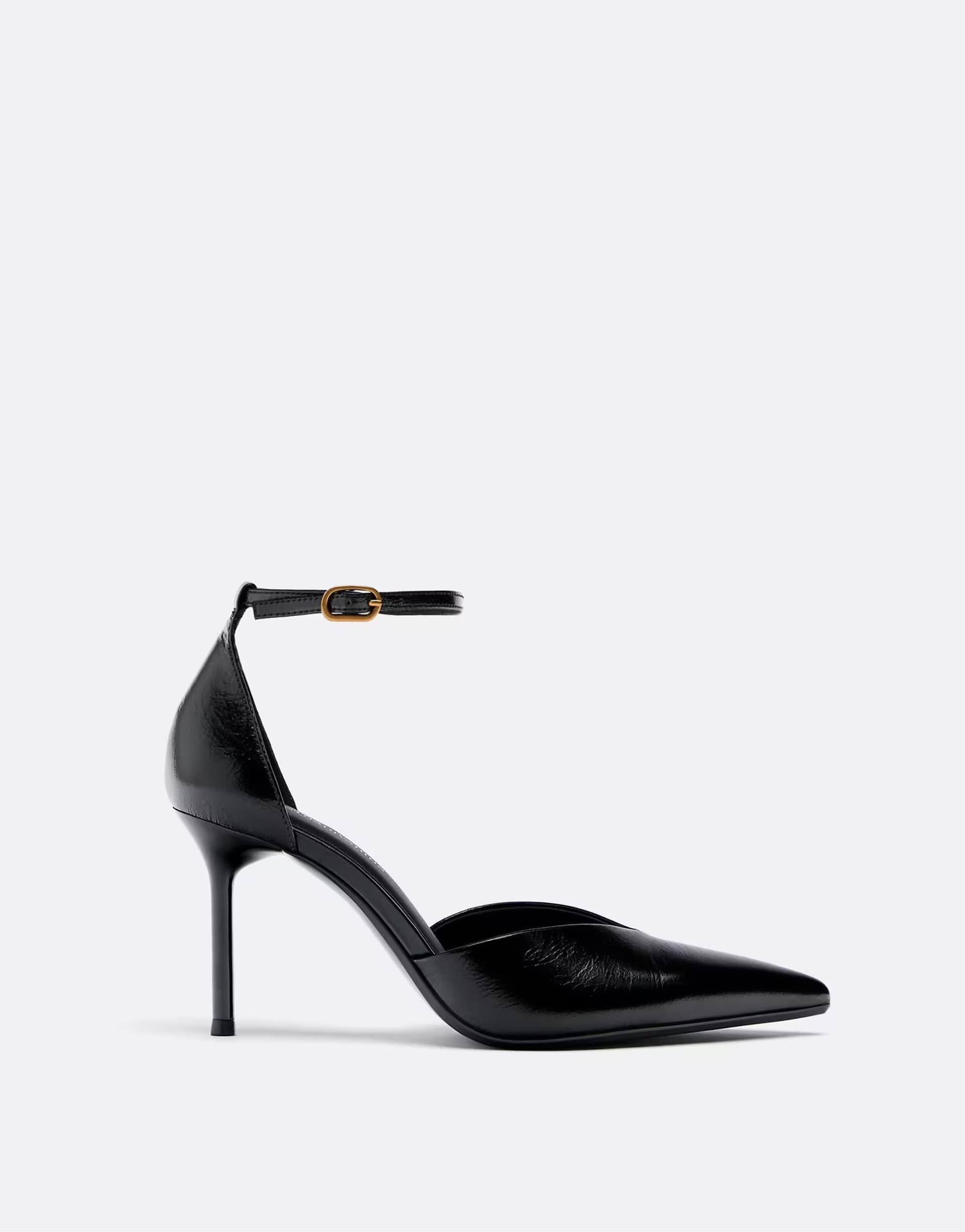 ASOS ASOS Black Leather Stiletto Heels