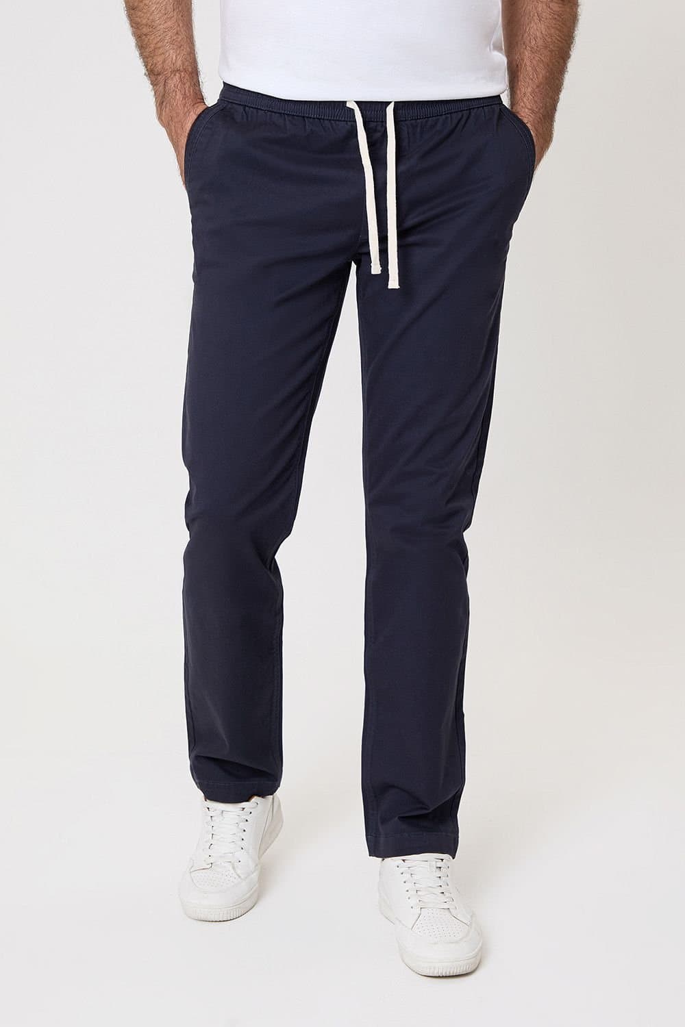 Saltwell Saltwell Men's Navy Cotton Twill Trousers